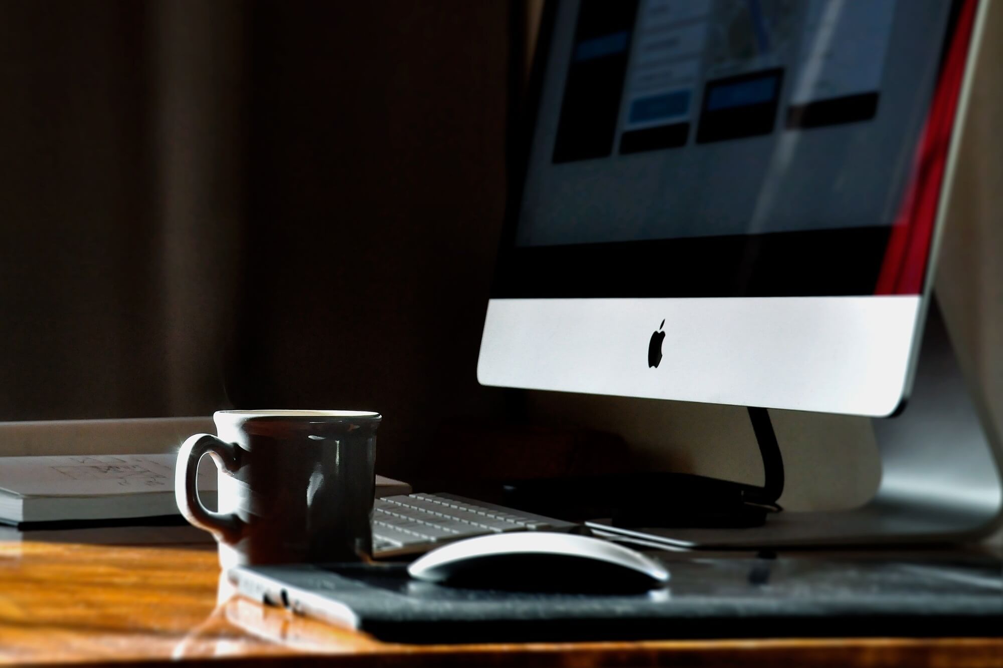 Example image as parallax background.